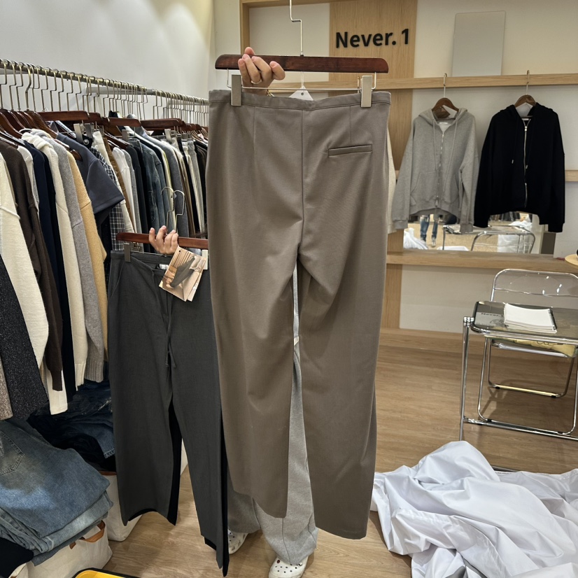 NEVER.1直郵韓國代購女裝新款休閑職業人氣真品推薦休閑褲NEVER.1休閑褲