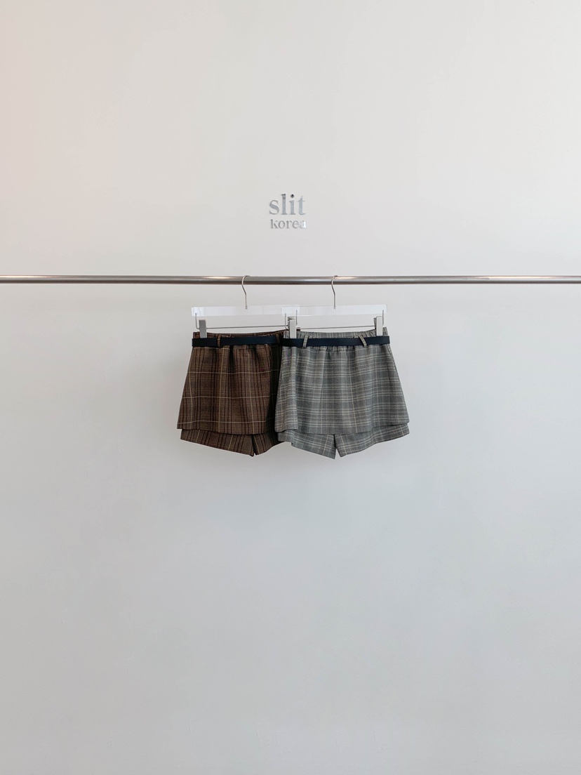 SLIT韓國直郵東大門代購女裝新品真品推薦休閑熱賣24秋冬裙褲SLIT裙褲