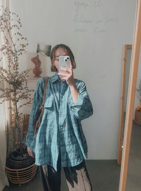 HAPER韓國直郵女裝新款推薦時尚真品24秋冬人氣襯衫蕾絲衫HAPER襯衫/蕾絲衫