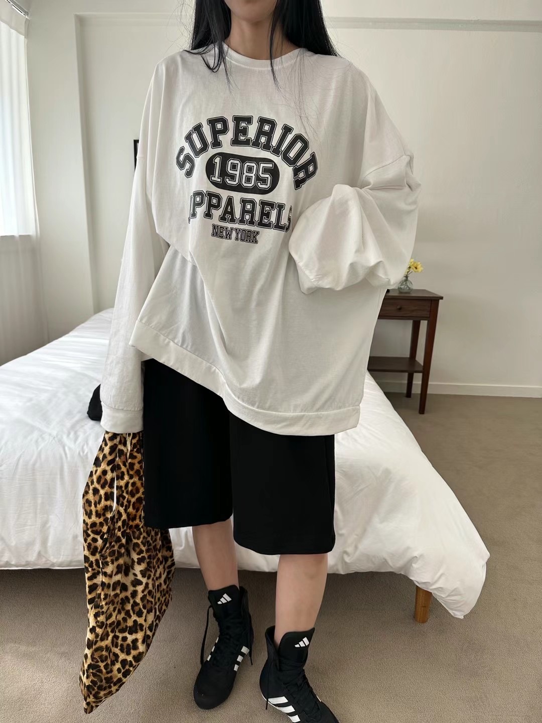 BLACK LADY直郵韓國代購女裝新款時尚熱賣24秋冬長袖T恤BLACK LADY長袖T恤
