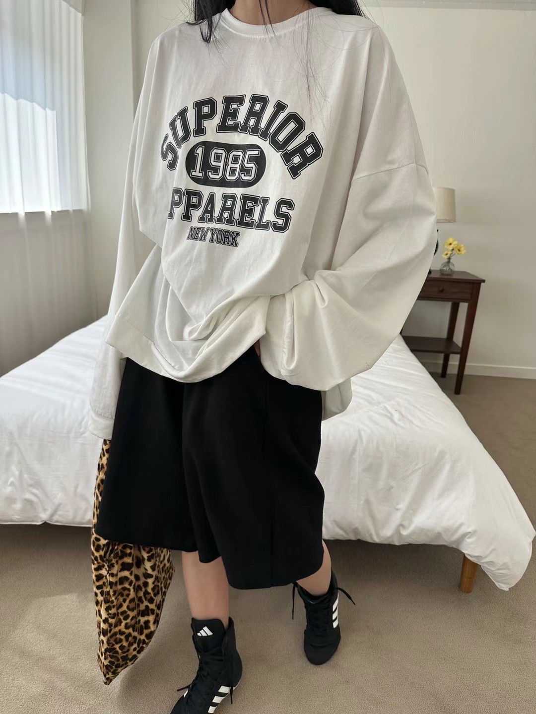 BLACK LADY直郵韓國代購女裝新款時尚熱賣24秋冬長袖T恤BLACK LADY長袖T恤
