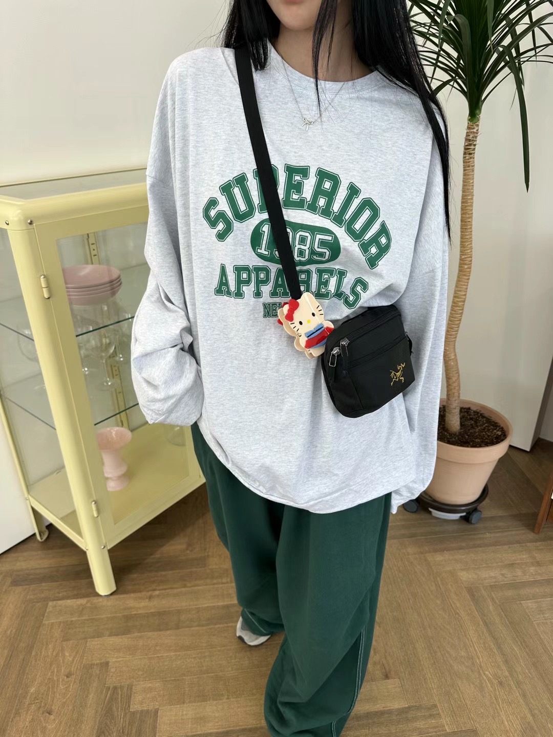 BLACK LADY直郵韓國代購女裝新款時尚熱賣24秋冬長袖T恤BLACK LADY長袖T恤