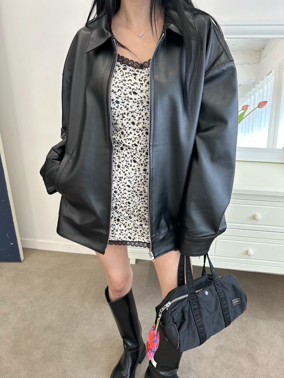 BLACK LADY韓國直郵東大門實拍女裝新品休閑真品推薦熱賣夾克BLACK LADY夾克