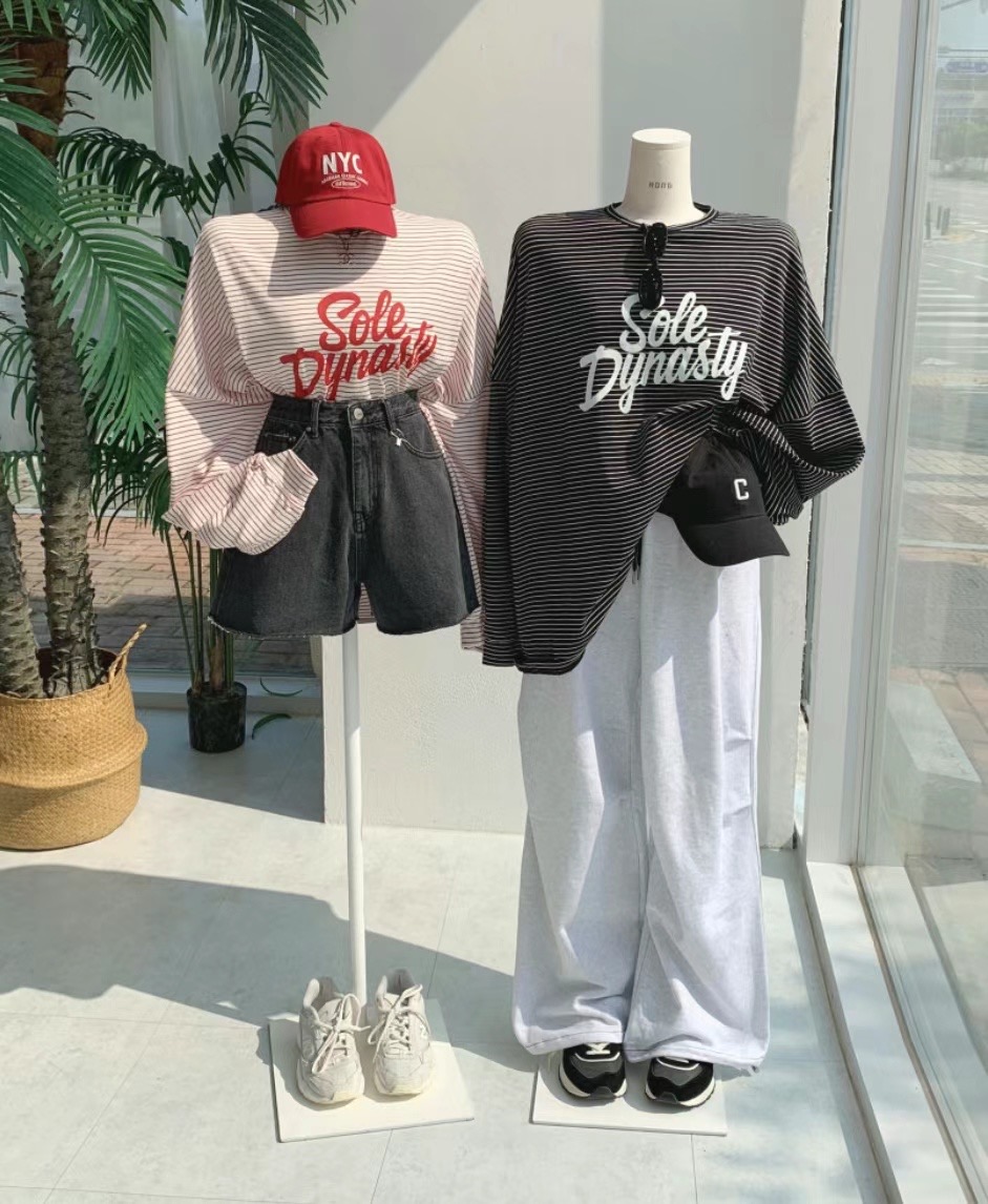 BLACK LADY韓國直郵東大門代購女裝新品休閑職業24秋冬長袖T恤BLACK LADY長袖T恤