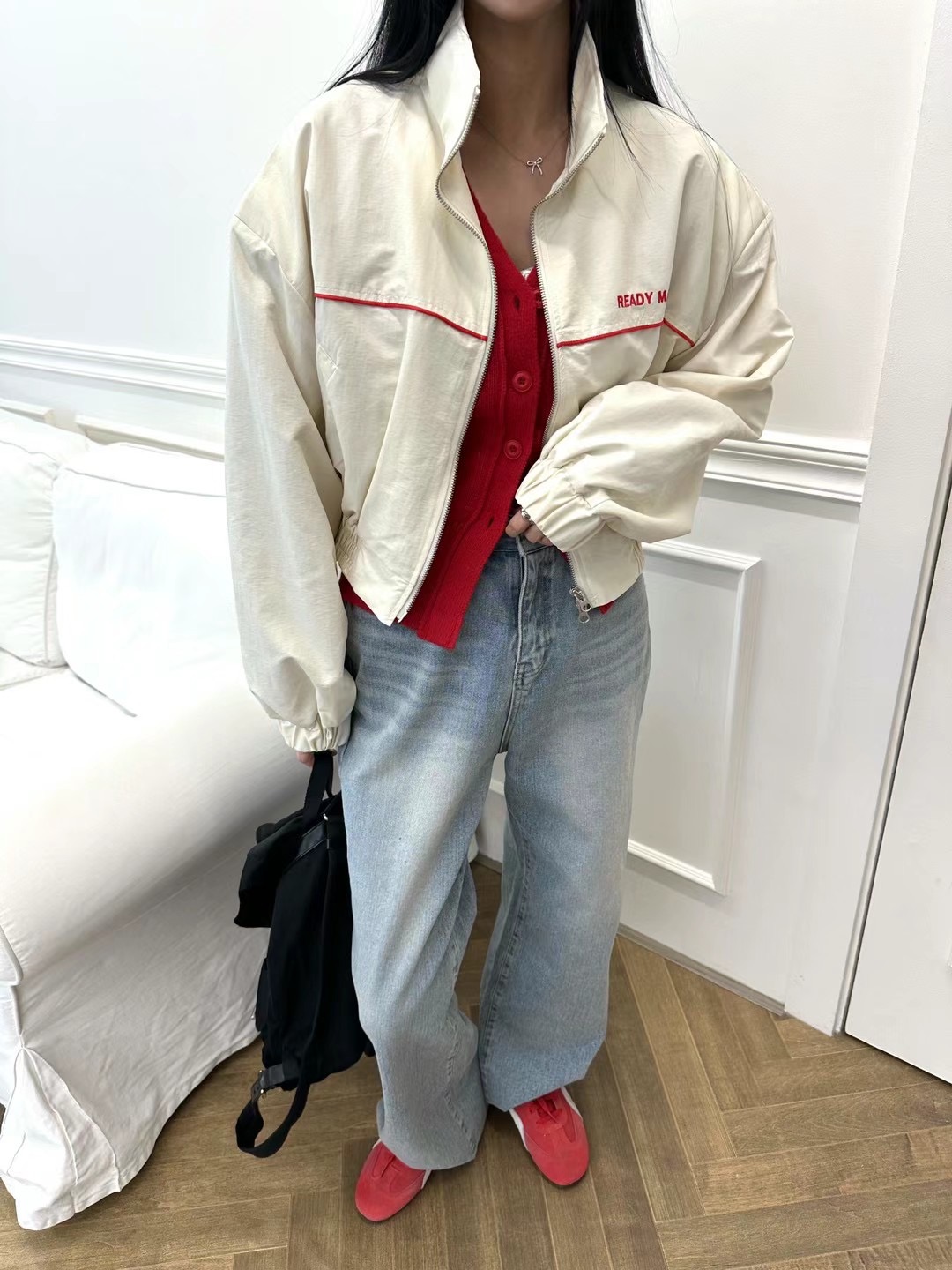 BLACK LADY韓國直郵女裝新品24秋冬真品休閑熱賣人氣夾克BLACK LADY夾克