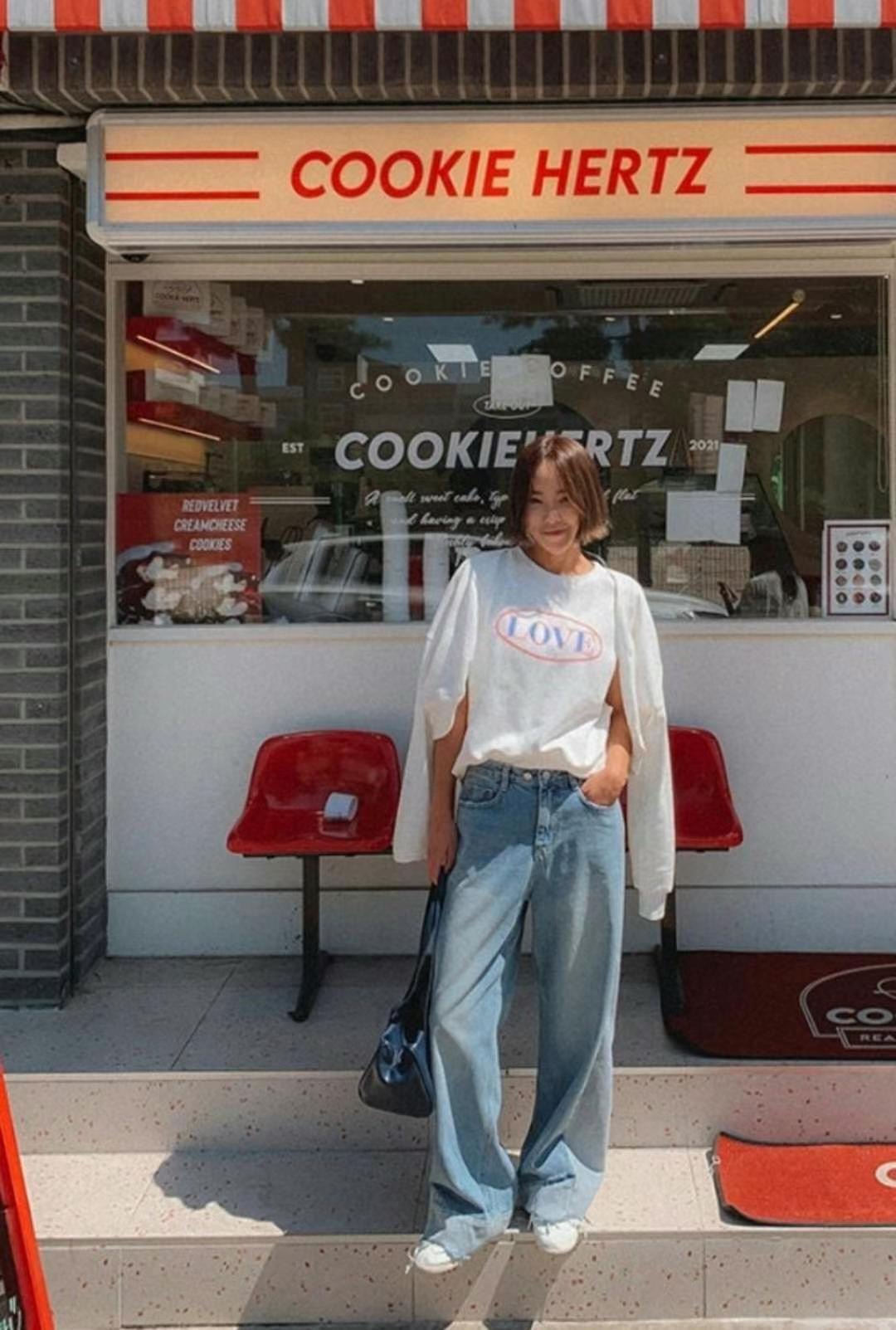 L@BOR-레이버-T韓國直郵東大門代購女裝新款推薦休閑牛仔褲L@BOR牛仔褲
