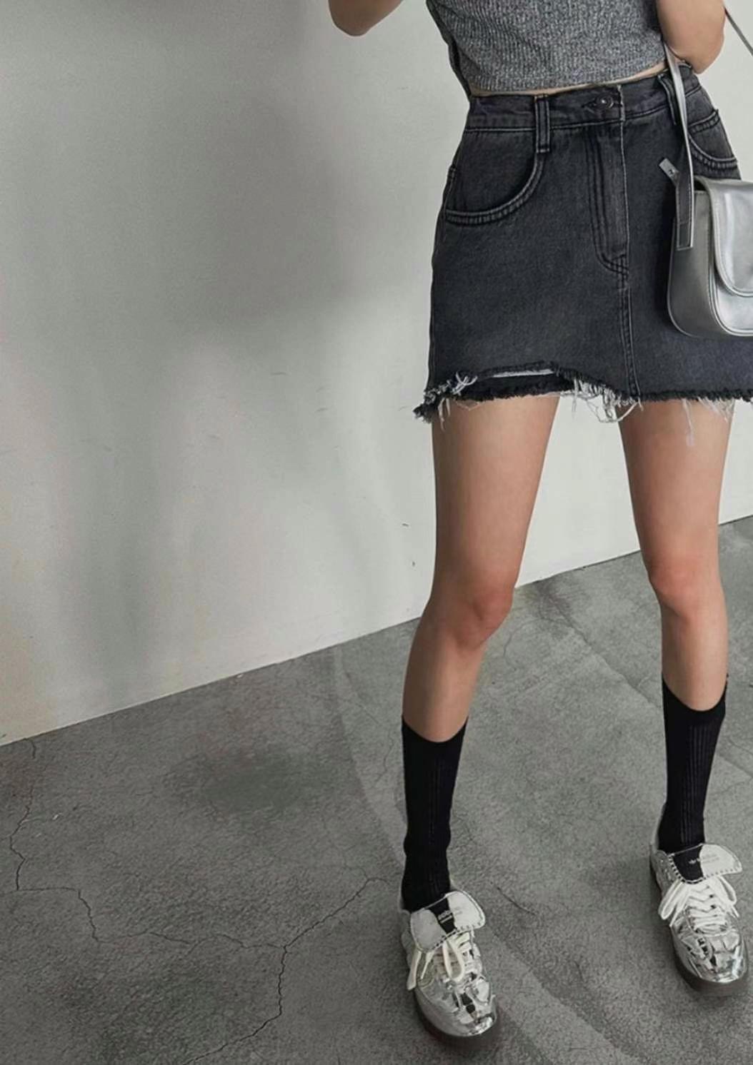 L@BOR-레이버-T韓國直郵東大門實拍女裝新款人氣職業短裙L@BOR短裙