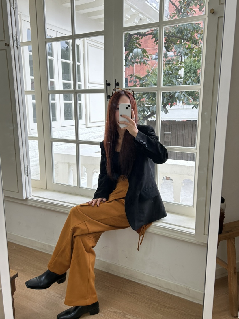 NAME VALUE韓國直郵東大門代購女裝新品時尚推薦夾克絨面革OVER NEAR夾克