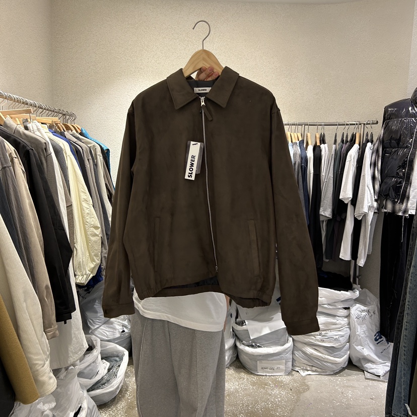 SLOWER韓國直郵女裝新品熱賣真品人氣推薦職業休閑24秋冬夾克SLOWER夾克圖色3