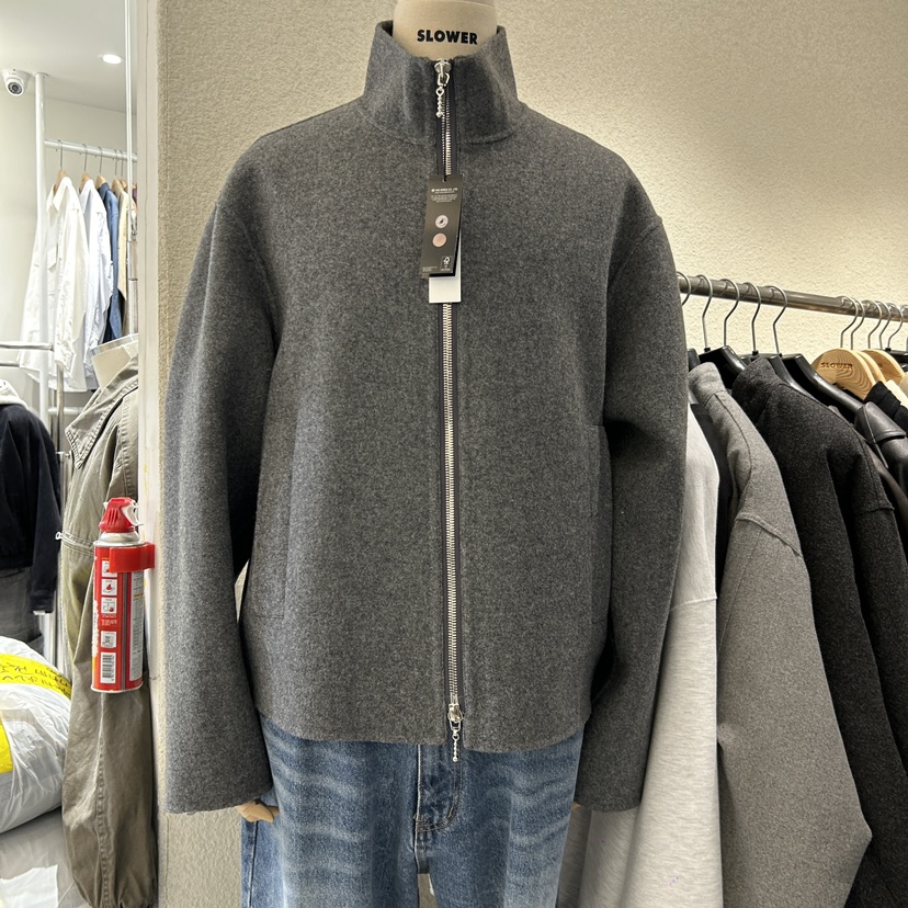 SLOWER直郵韓國代購女裝新品24秋冬時尚真品人氣休閑夾克SLOWER夾克圖色3