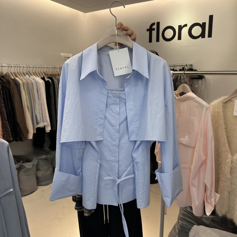 floral韓國直郵東大門實拍女裝新款熱賣人氣職業套裝兩件套FLORAL套裝
