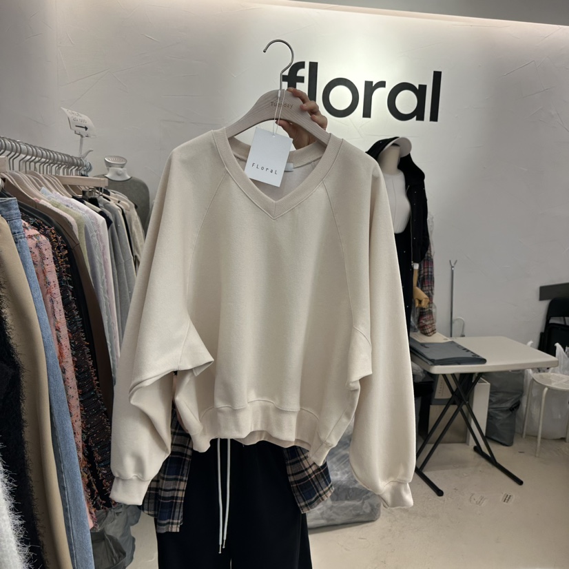 floral直郵韓國代購女裝新款職業真品熱賣休閑人氣24秋冬衛衣FLORAL衛衣圖色3