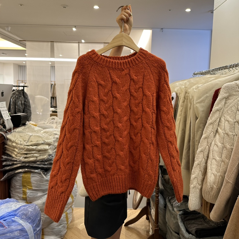 NOWHERE直郵韓國代購女裝新品熱賣時尚推薦24秋冬職業針織衫NOWHERE針織衫圖色2