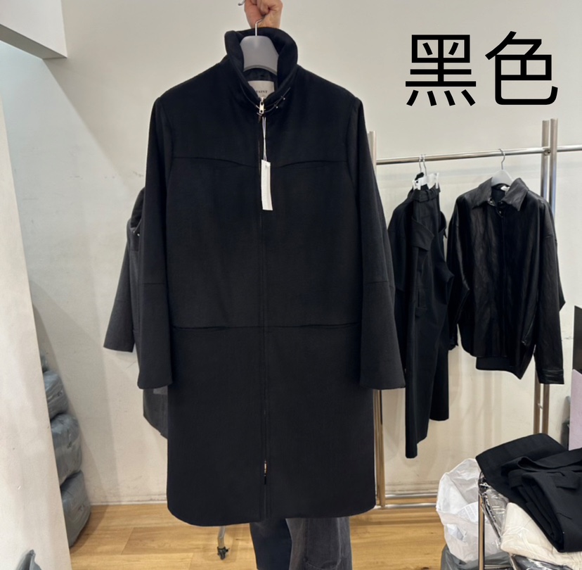 MAINT韓國直郵東大門實拍女裝新款推薦熱賣時尚中長款大衣拉鏈BOHEME中長款大衣圖色2