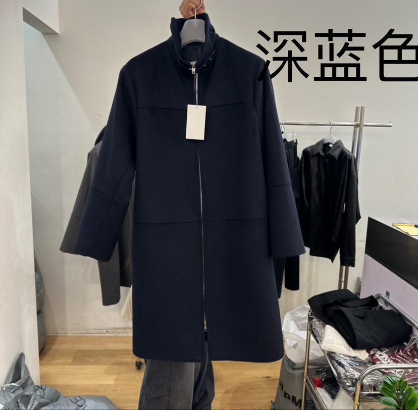 MAINT韓國直郵東大門實拍女裝新款推薦熱賣時尚中長款大衣拉鏈BOHEME中長款大衣圖色3