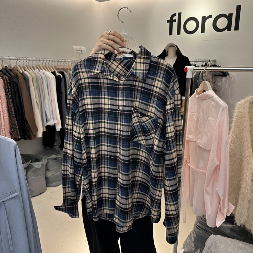 floral直郵韓國代購女裝新品真品人氣時尚推薦休閑襯衫蕾絲衫FLORAL襯衫/蕾絲衫圖色2