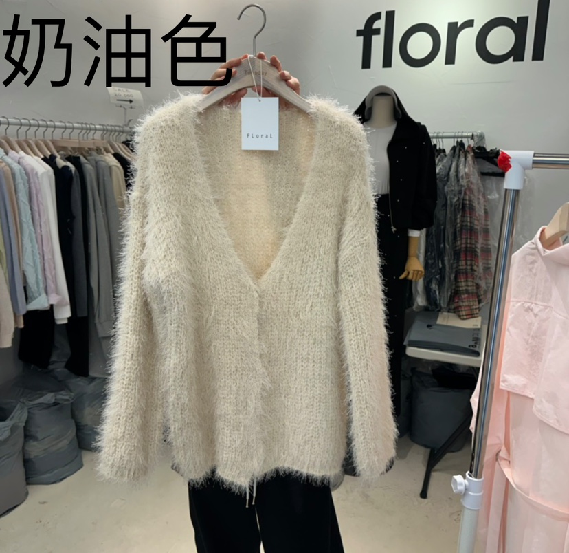 floral韓國直郵東大門實拍女裝新款推薦熱賣時尚人氣針織衫FLORAL針織衫圖色4