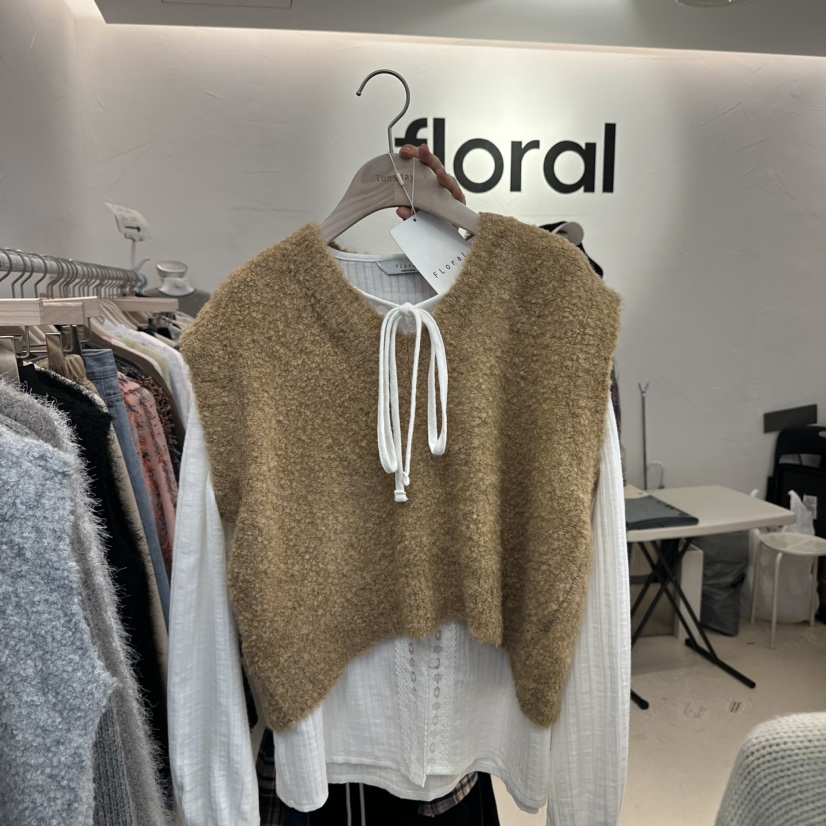 floral韓國直郵東大門實拍女裝新款職業人氣時尚休閑吊帶背心FLORAL吊帶/背心圖色3