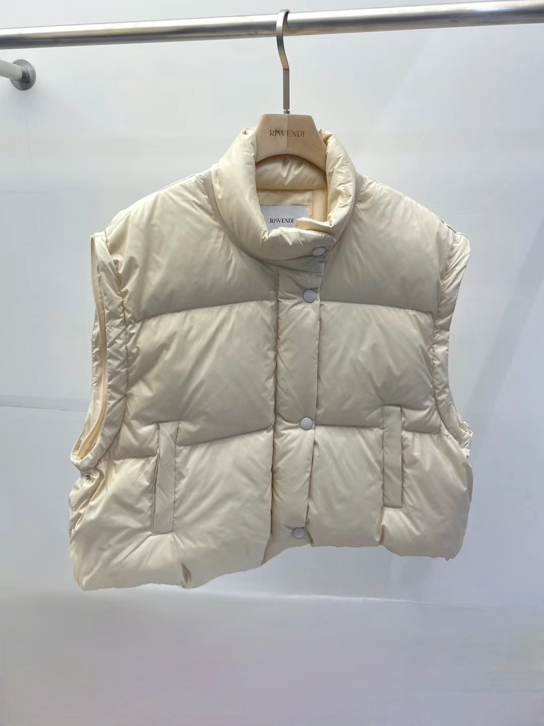 ROVENDI韓國直郵東大門代購女裝新品人氣推薦休閑短款棉服鴨絨ROVENDI短款棉服
