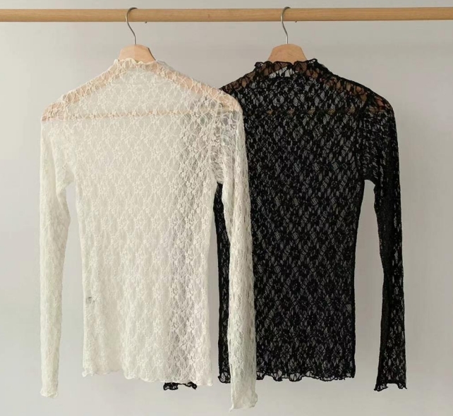 FORMAL直郵韓國代購女裝新款24秋冬熱賣真品休閑襯衫蕾絲衫FORMAL襯衫/蕾絲衫