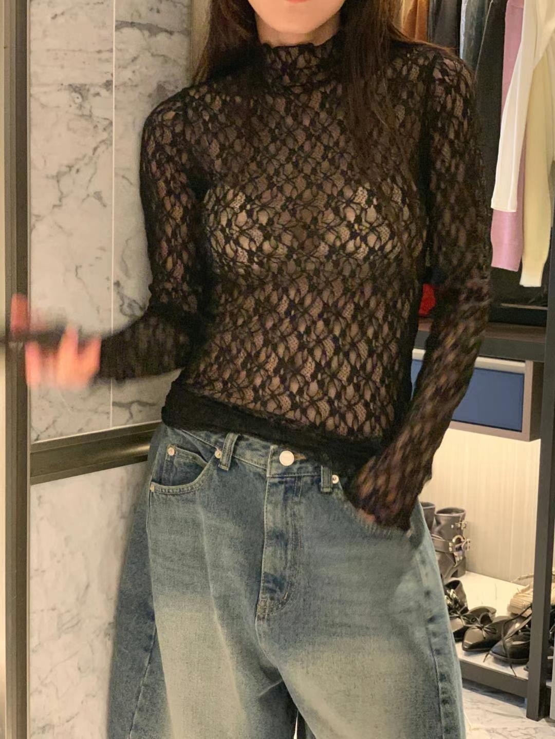 FORMAL直郵韓國代購女裝新款24秋冬熱賣真品休閑襯衫蕾絲衫FORMAL襯衫/蕾絲衫圖色2