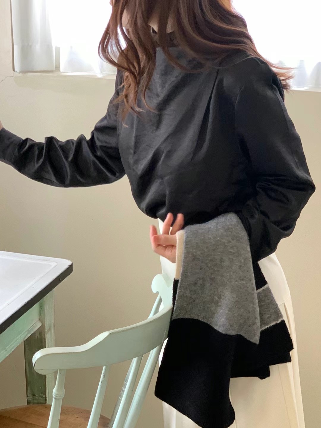 ROVENDI韓國直郵東大門實拍女裝新款推薦真品人氣襯衫蕾絲衫ROVENDI襯衫/蕾絲衫圖色2