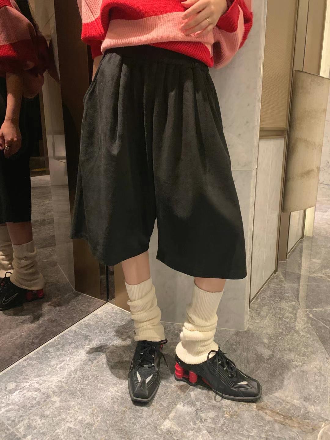 FORMAL直郵韓國代購女裝新品真品推薦時尚24秋冬短褲麂皮FORMAL短褲圖色2