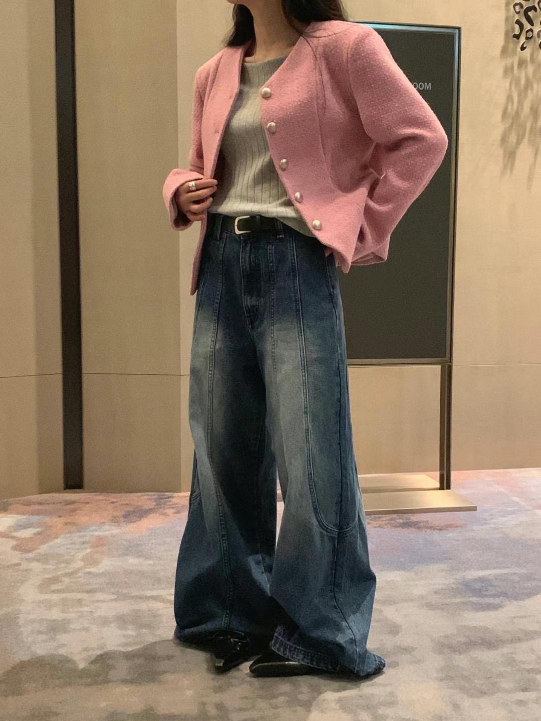 FORMAL韓國直郵女裝新品人氣熱賣24秋冬推薦時尚休閑牛仔褲FORMAL牛仔褲