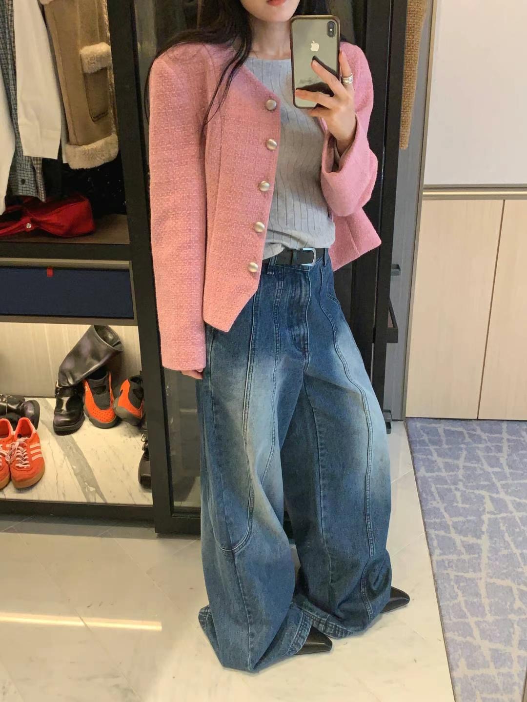 FORMAL韓國直郵女裝新品人氣熱賣24秋冬推薦時尚休閑牛仔褲FORMAL牛仔褲
