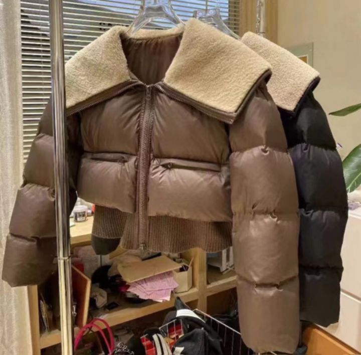 BELLINO293韓國直郵東大門代購女裝新款真品短款棉服填充BOBBIE DOLL短款棉服