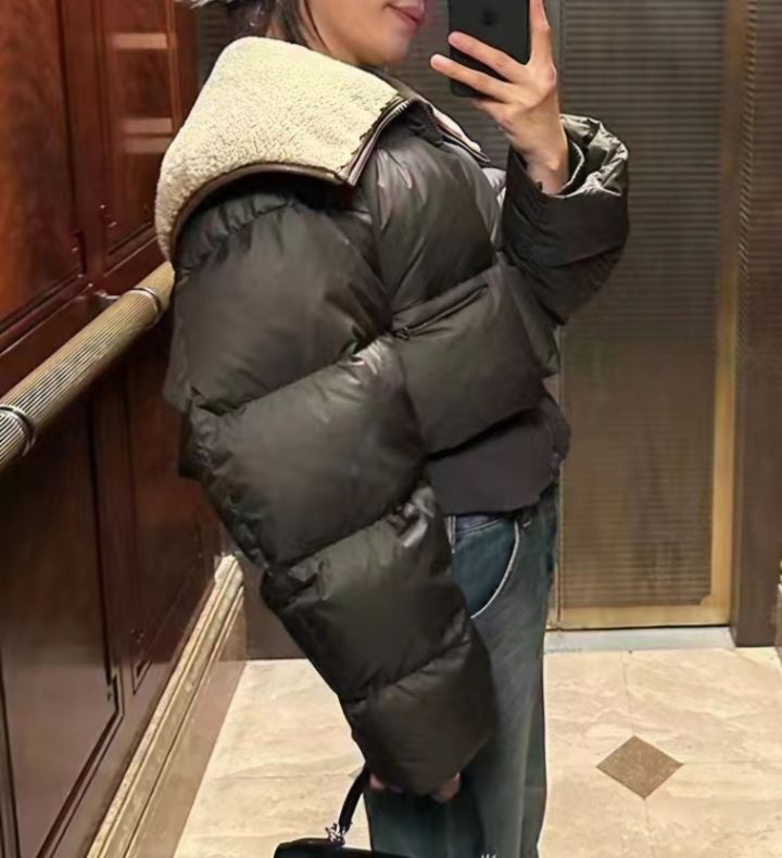 BELLINO293韓國直郵東大門代購女裝新款真品短款棉服填充BOBBIE DOLL短款棉服