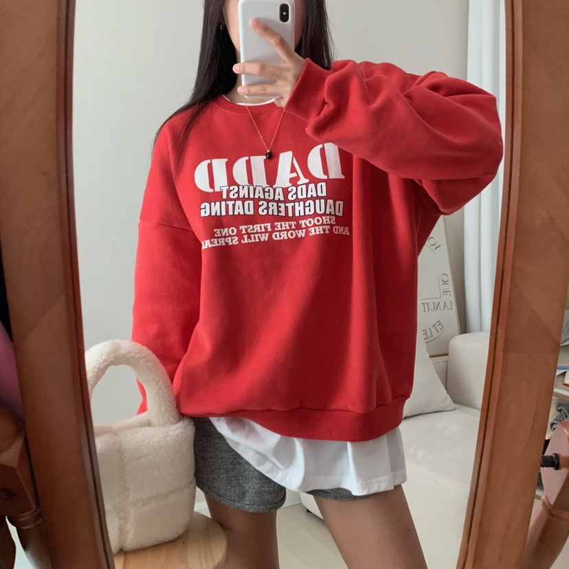 HELLO JINI韓國直郵東大門實拍女裝新品熱賣休閑24秋冬衛衣HELLO JINI衛衣