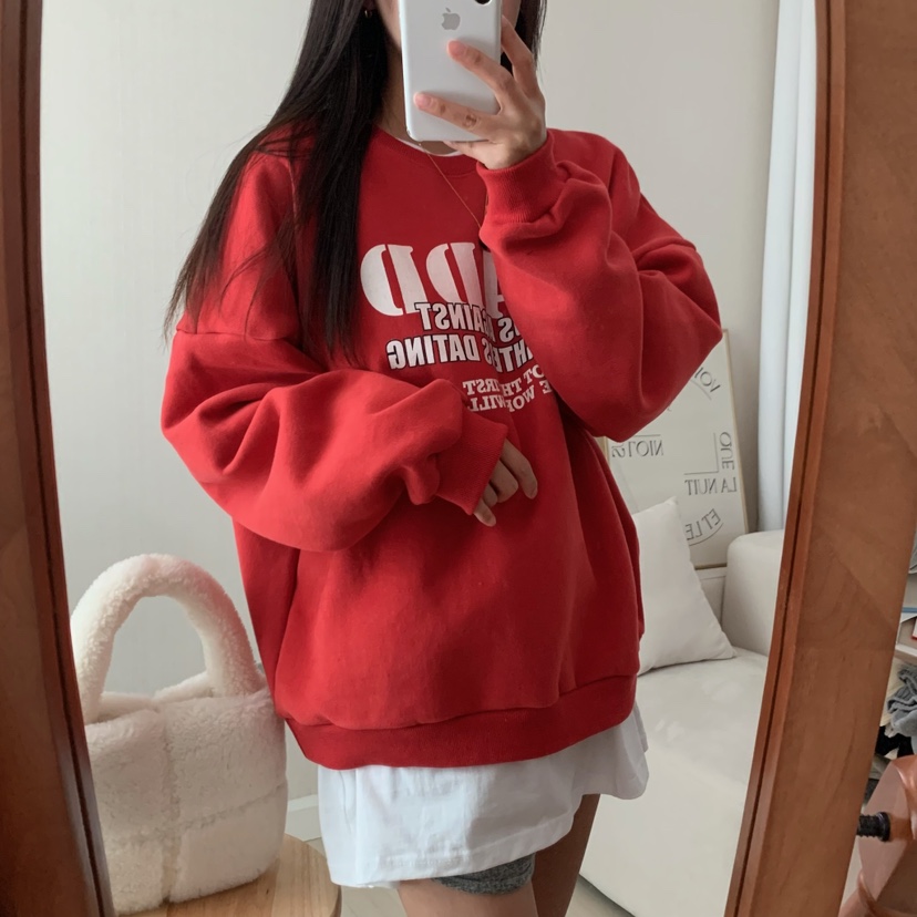 HELLO JINI韓國直郵東大門實拍女裝新品熱賣休閑24秋冬衛衣HELLO JINI衛衣