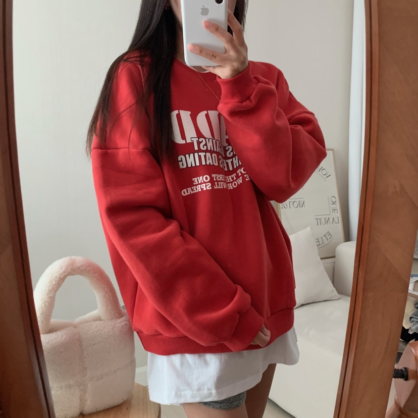 HELLO JINI韓國直郵東大門實拍女裝新品熱賣休閑24秋冬衛衣HELLO JINI衛衣