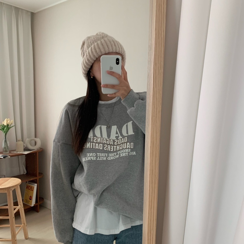 HELLO JINI韓國直郵東大門實拍女裝新品熱賣休閑24秋冬衛衣HELLO JINI衛衣