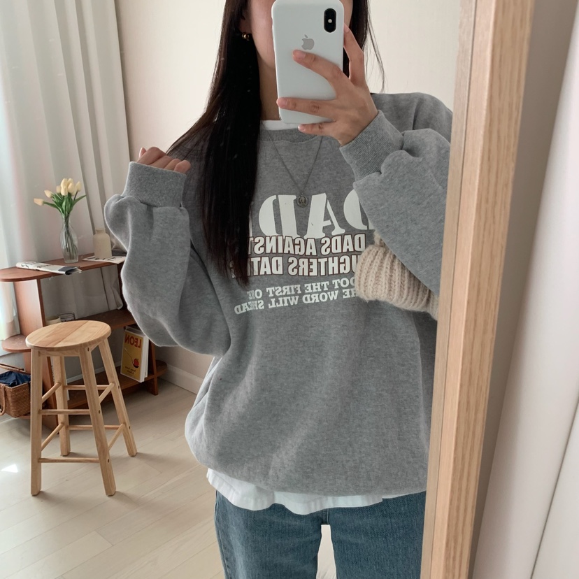 HELLO JINI韓國直郵東大門實拍女裝新品熱賣休閑24秋冬衛衣HELLO JINI衛衣