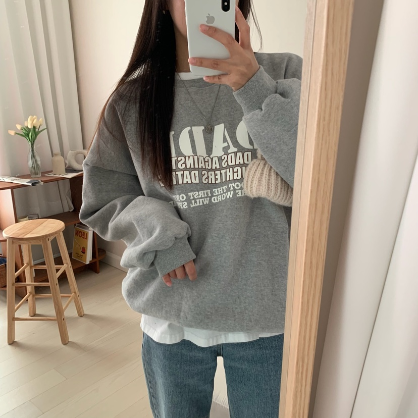 HELLO JINI韓國直郵東大門實拍女裝新品熱賣休閑24秋冬衛衣HELLO JINI衛衣