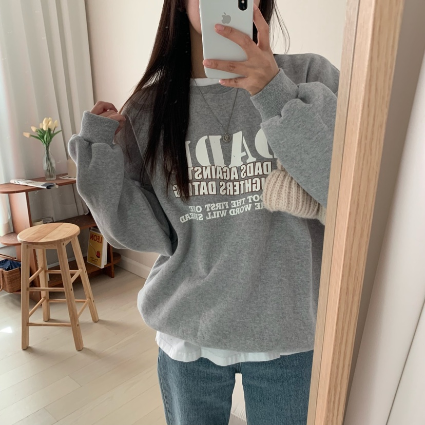 HELLO JINI韓國直郵東大門實拍女裝新品熱賣休閑24秋冬衛衣HELLO JINI衛衣