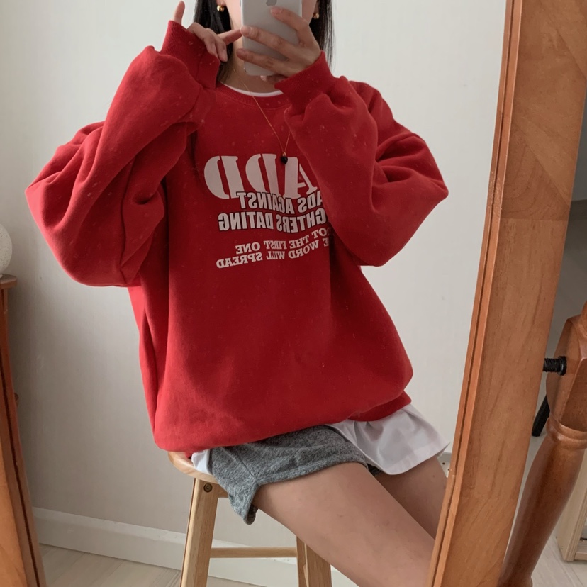 HELLO JINI韓國直郵東大門實拍女裝新品熱賣休閑24秋冬衛衣HELLO JINI衛衣圖色2