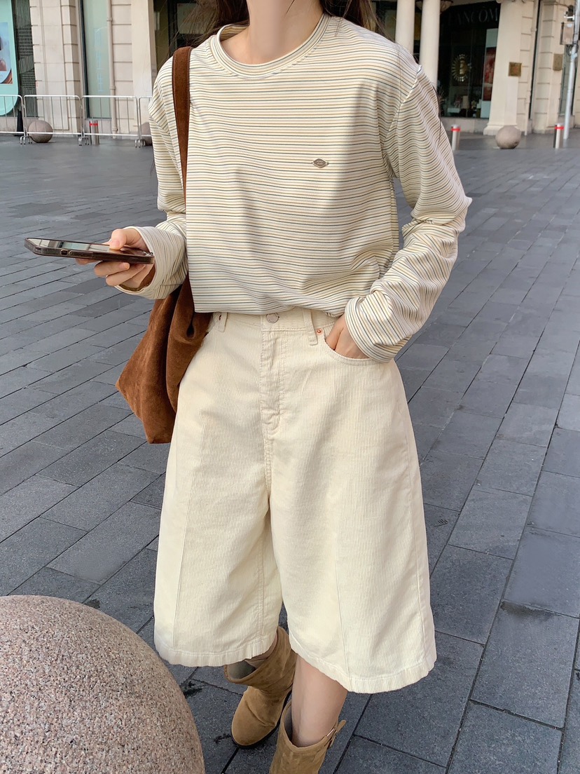FORMSTUDIO韓國直郵東大門代購女裝新款24秋冬推薦長袖T恤FORMSTUDIO長袖T恤