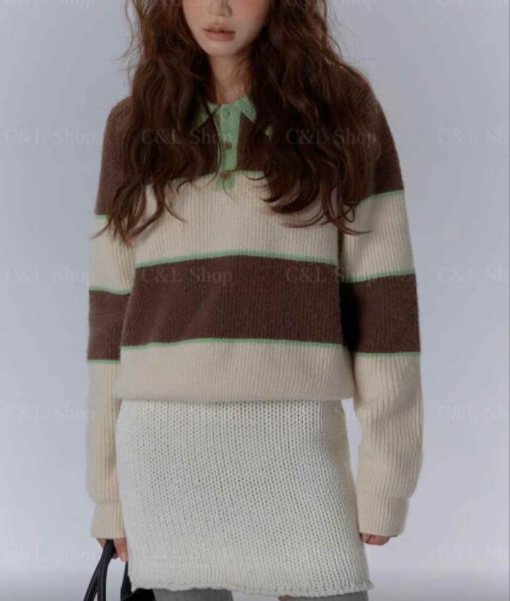 BELLINO293直郵韓國代購女裝新品真品人氣24秋冬針織衫BOBBIE DOLL針織衫