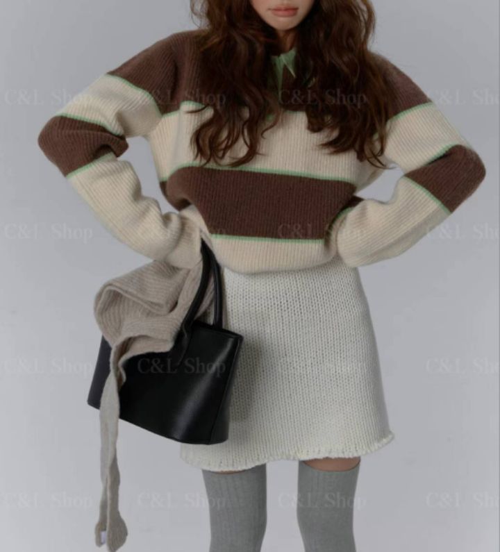 BELLINO293直郵韓國代購女裝新品真品人氣24秋冬針織衫BOBBIE DOLL針織衫