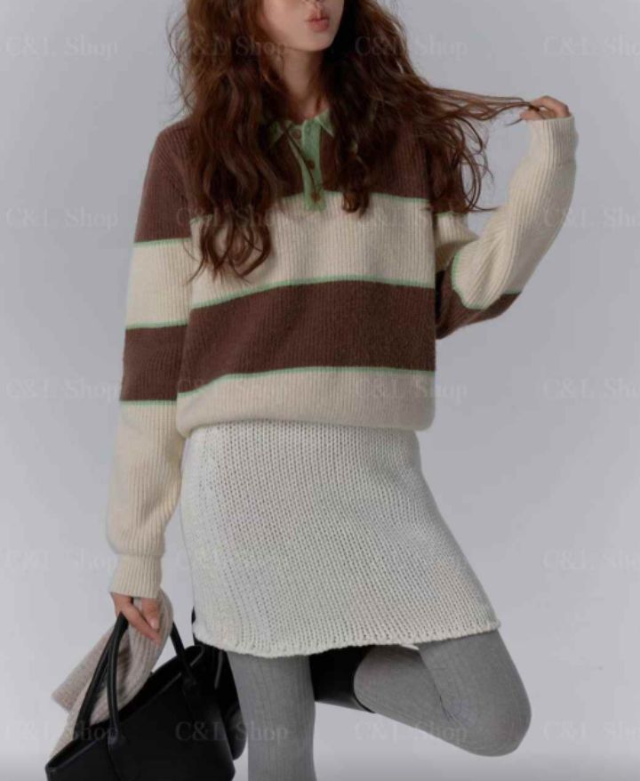 BELLINO293直郵韓國代購女裝新品真品人氣24秋冬針織衫BOBBIE DOLL針織衫