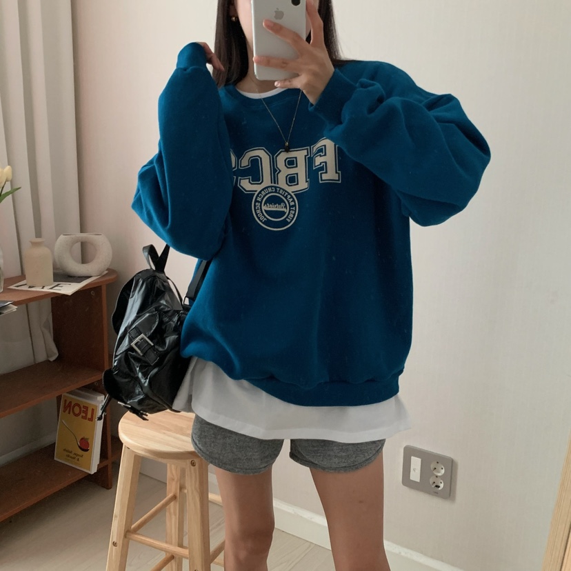 HELLO JINI韓國直郵東大門實拍女裝新款真品推薦24秋冬衛衣HELLO JINI衛衣圖色1