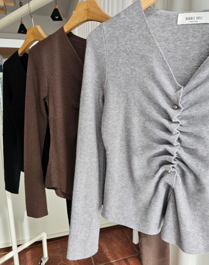 BELLINO293韓國直郵東大門代購女裝新品24秋冬時尚針織衫BOBBIE DOLL針織衫