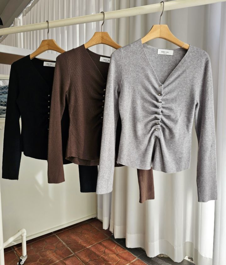 BELLINO293韓國直郵東大門代購女裝新品24秋冬時尚針織衫BOBBIE DOLL針織衫