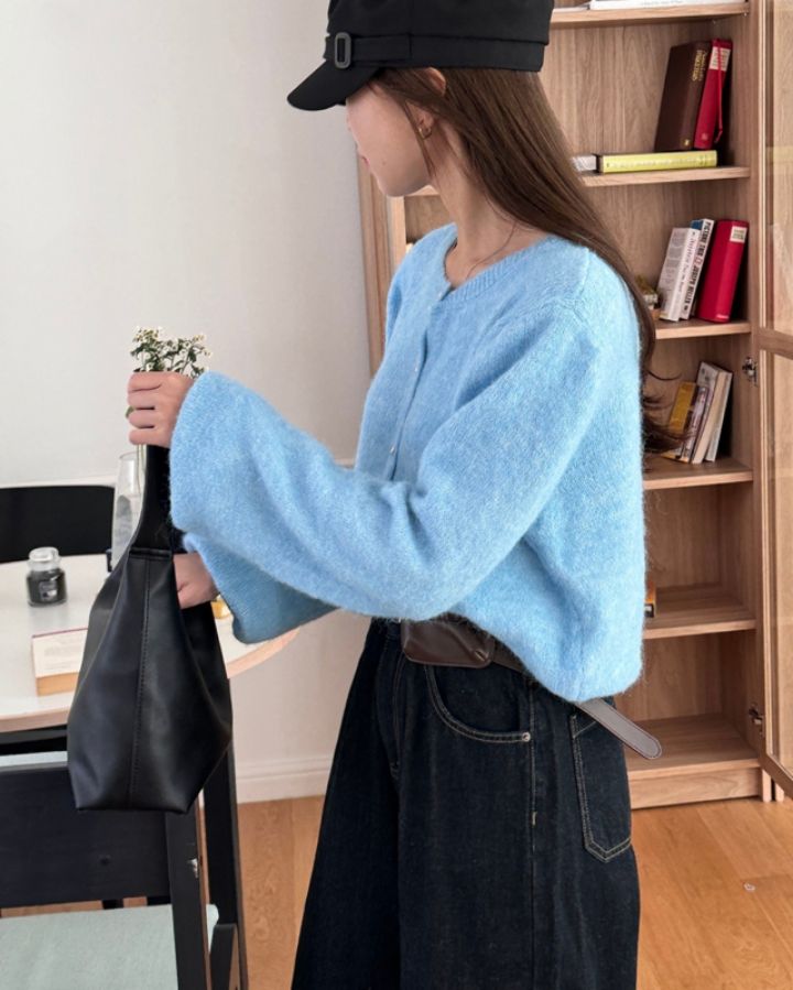 BELLINO293韓國直郵東大門實拍女裝新品時尚休閑24秋冬針織衫BOBBIE DOLL針織衫