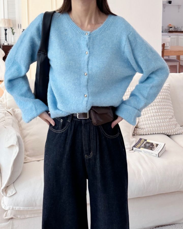 BELLINO293韓國直郵東大門實拍女裝新品時尚休閑24秋冬針織衫BOBBIE DOLL針織衫圖色4