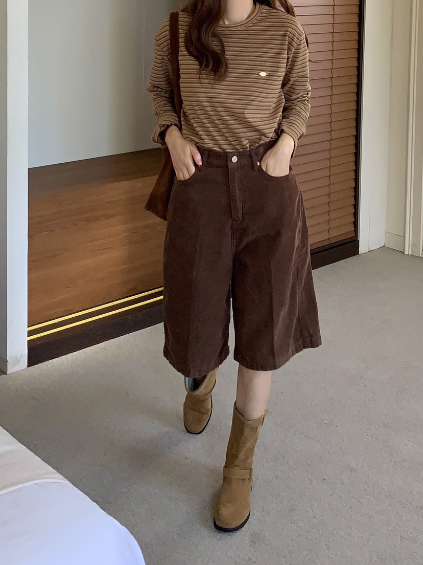 FORMSTUDIO韓國直郵東大門實拍女裝新款職業人氣推薦24秋冬短褲FORMSTUDIO短褲