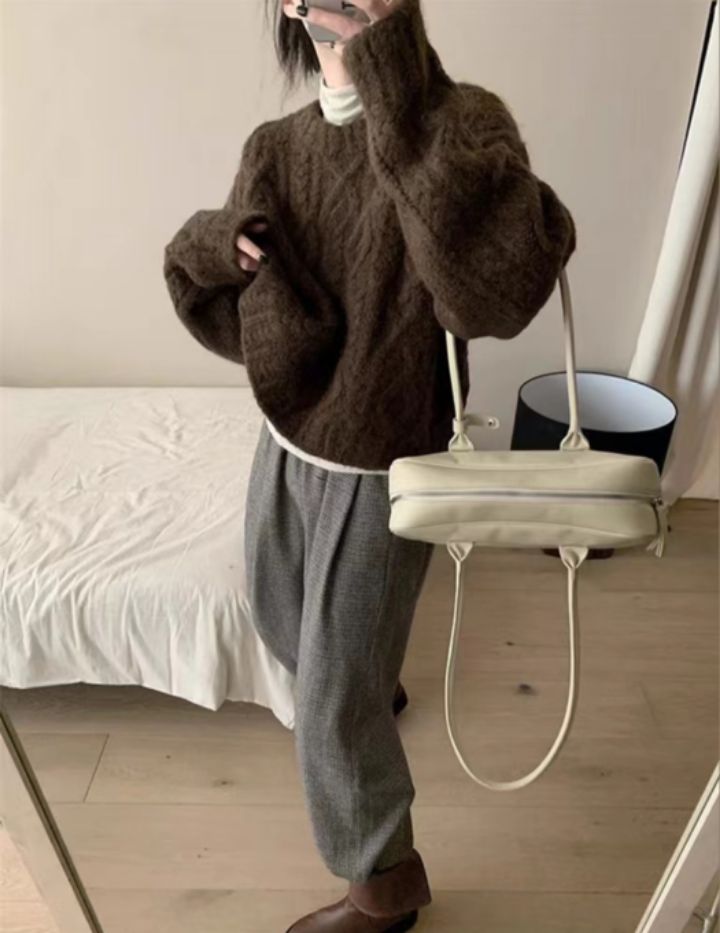 BELLINO293直郵韓國代購女裝新款休閑24秋冬人氣熱賣毛衣BOBBIE DOLL毛衣